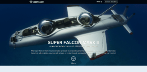 Super Falcon Mark II DeepFlight Advanced Personal Submarines and Undersea Technology