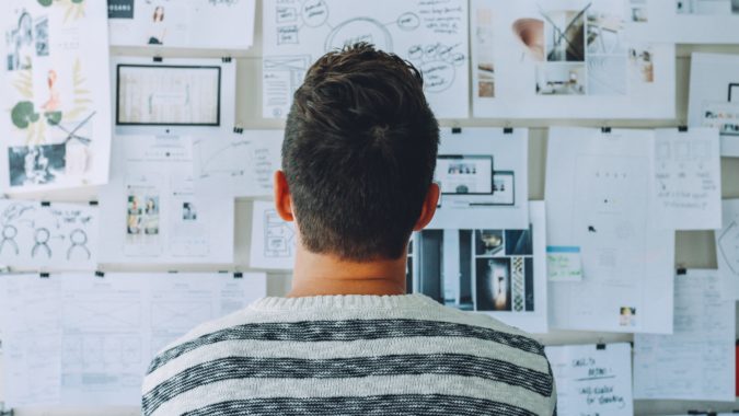 A man considers if he should outsource complex website projects
